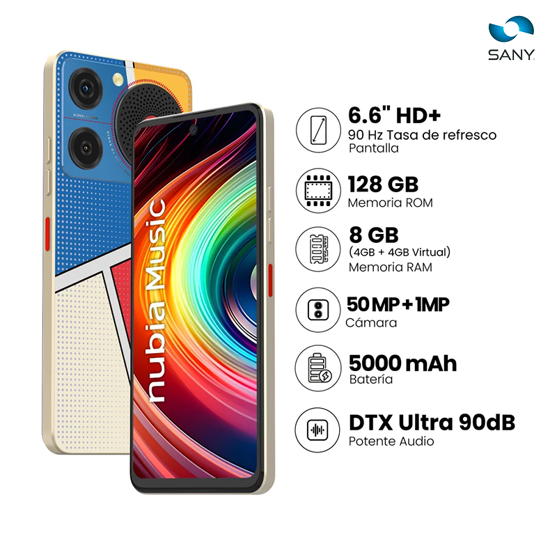 ZTE Nubia music